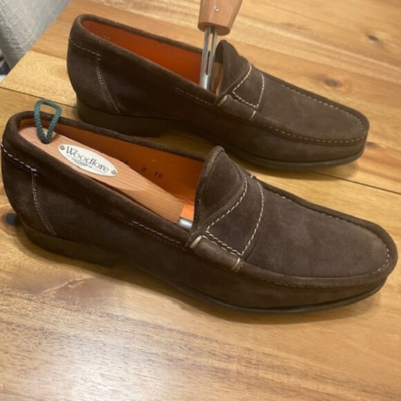 Santoni / Suede / US 10 / Brown main image 6